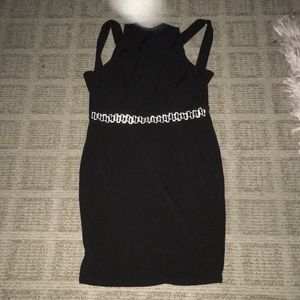 Black tight dress